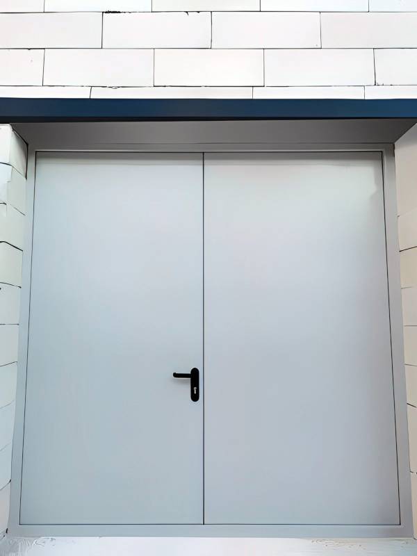 Двупольная дверь с обратной стороны (КП, Истринский р-н)