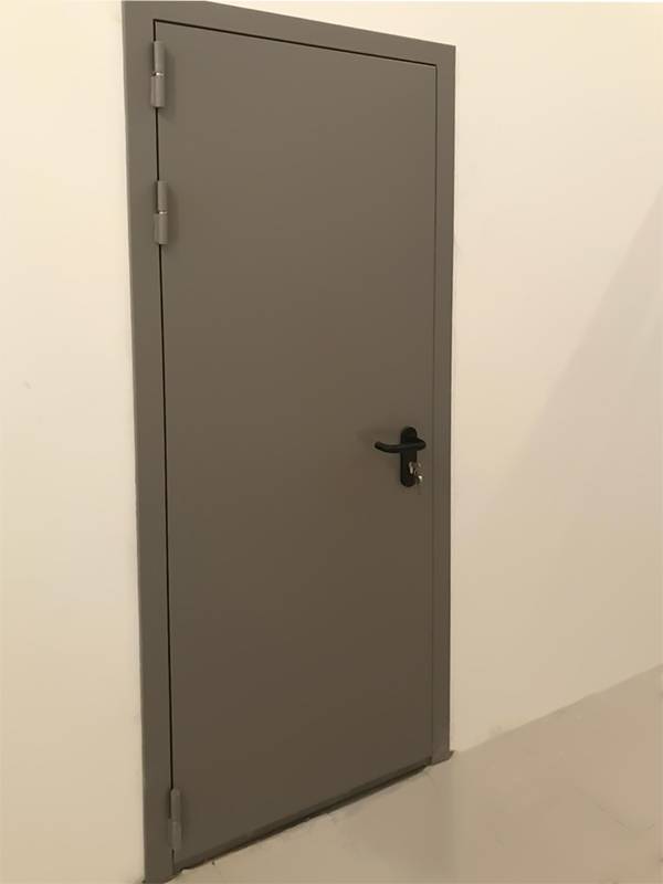 Противопожарная глухая дверь